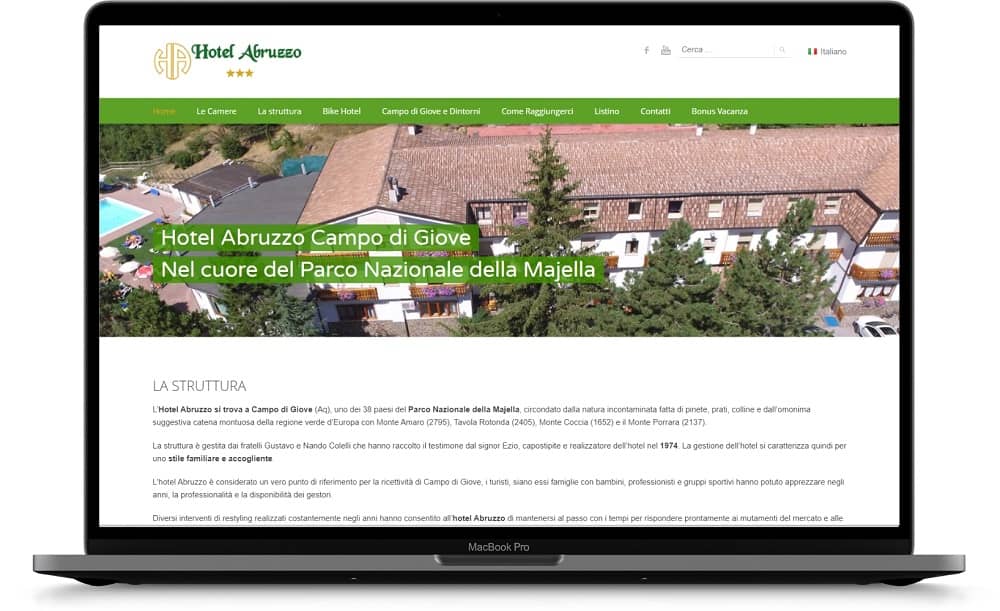 UD Web Portfolio Hotel Abruzzo